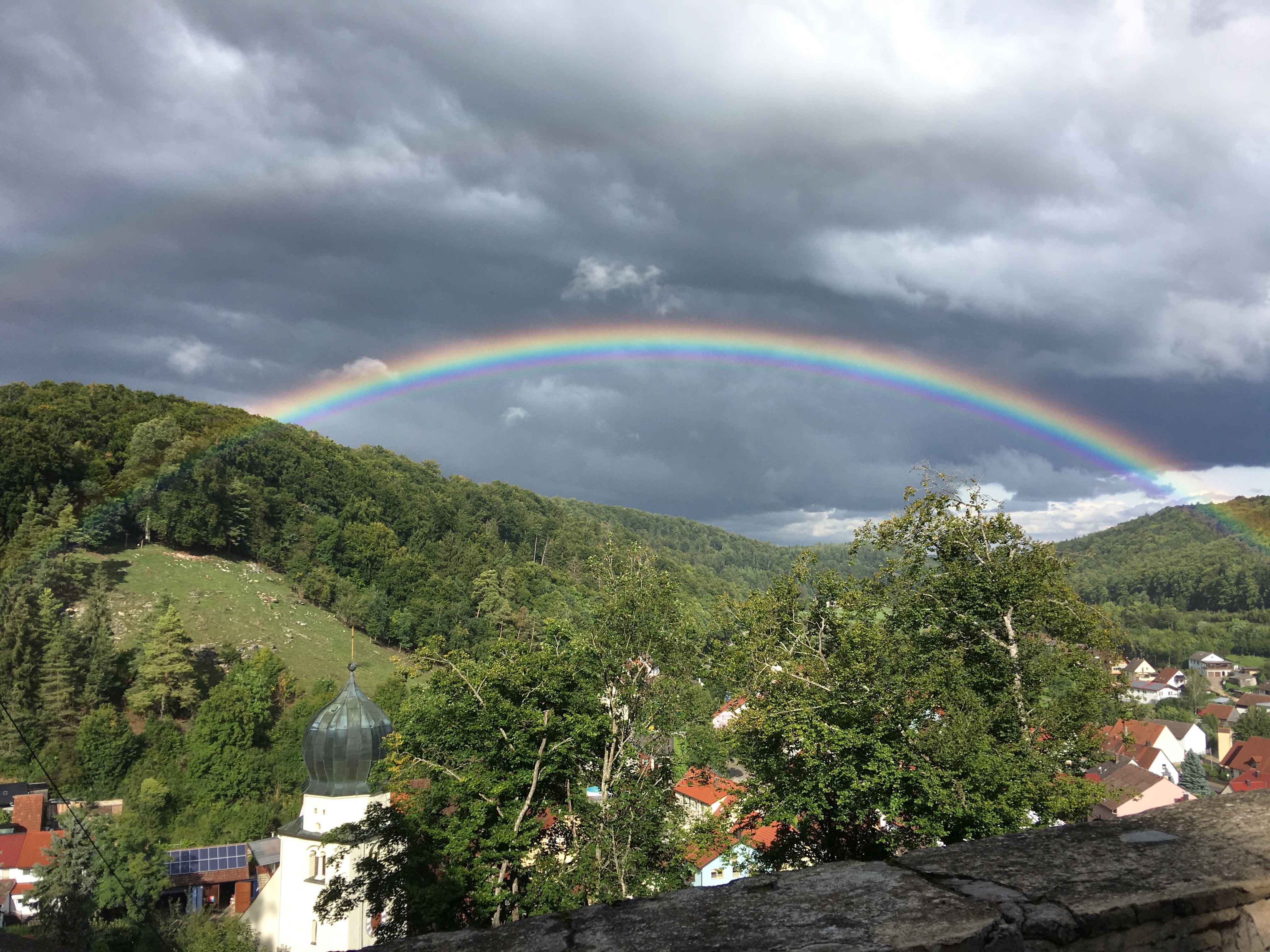 Regenbogen Altmühltal